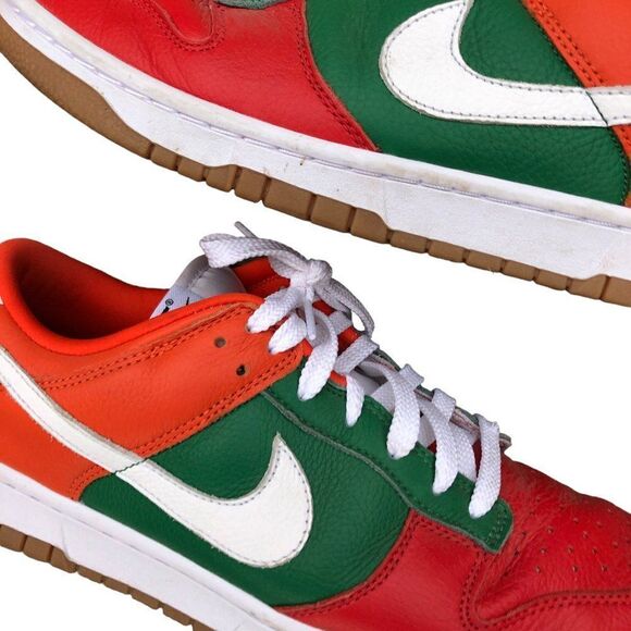 RARE 2021 Nike Dunk Low By You 'Christmas Green' Size 10 - Picture 13 of 14